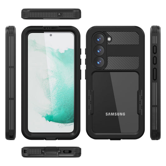 Galaxy S23 Kılıf 1-1 Su Geçirmez Kılıf Siyah