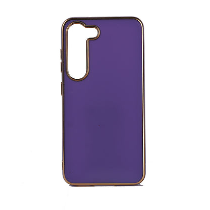 Galaxy S23 Kılıf Zore Bark Kapak Derin Mor