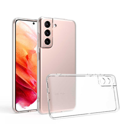 Galaxy S23 Kılıf Zore Kamera Korumalı Süper Silikon Kapak Renksiz