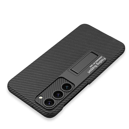 Galaxy S23 Plus Kılıf Zore Kıpta Standlı Kapak Koyu Yeşil