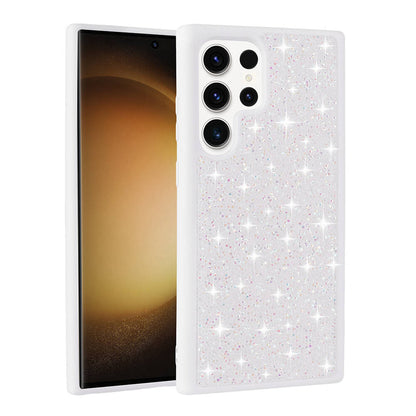 Galaxy S23 Ultra Kılıf Parlak Taşlı Tasarım Zore Pırlanta Kapak Lila