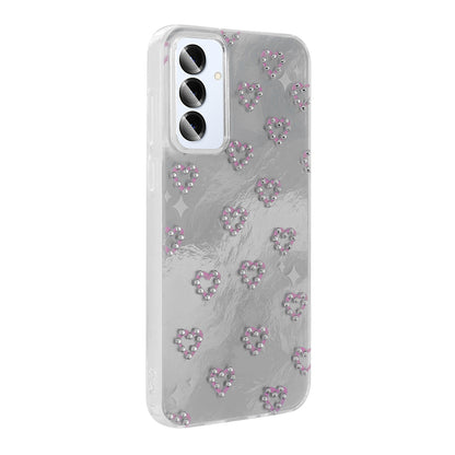 Galaxy S24 Plus Kılıf Kamera Korumalı Figürlü Zore Ponti Silikon Kapak Açık Pembe