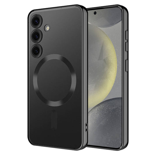 Galaxy S24 Plus Kılıf Kamera Korumalı M-safe Wireless Şarj Özellikli Zore Demre Kapak