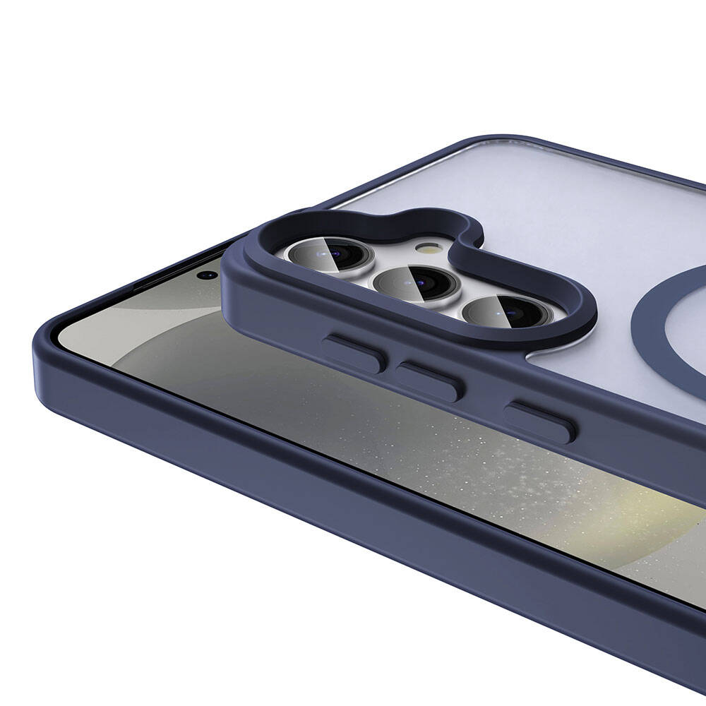 Galaxy S24 Plus Kılıf Magsafe Şarj Özellikli Mat Arka Yüzey Zore Sio Kapak Siyah