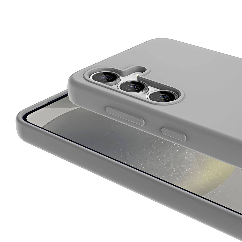 Galaxy S24 Plus Kılıf Magsafe Şarj Özellikli Sıvı Teknolojili Silinebilir Sert Zore Kivi Kapak Pembe