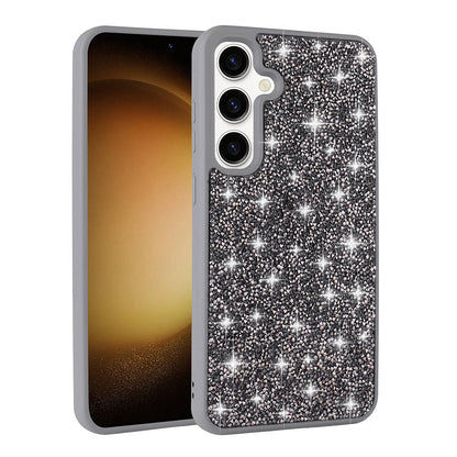 Galaxy S24 Plus Kılıf Parlak Taşlı Tasarım Zore Pırlanta Kapak Pembe
