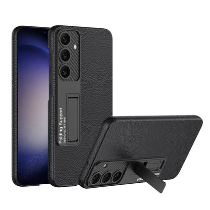 Galaxy S24 Plus Kılıf Zore Kıpta Standlı Kapak Yeşil