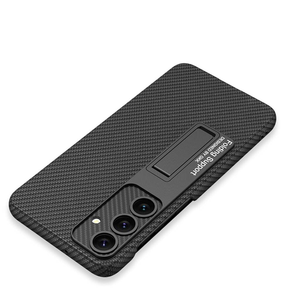 Galaxy S24 Plus Kılıf Zore Kıpta Standlı Kapak Mürdüm