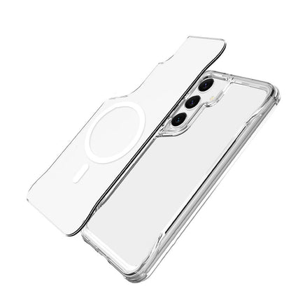 Galaxy S24 Plus Kılıf Zore Magsafe Şarj Özellikli T-Max Magsafe Kapak Renksiz