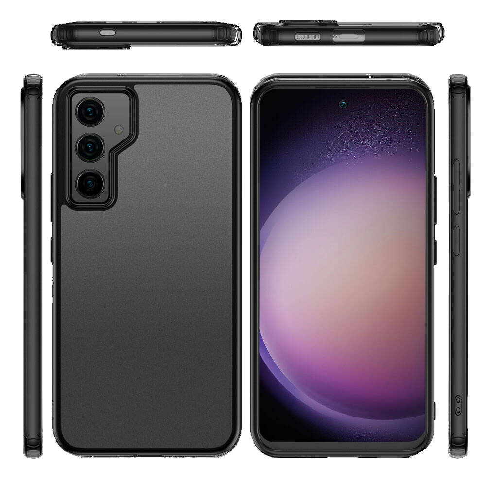 Galaxy S24 Plus Kılıf Zore Volks Kapak Siyah