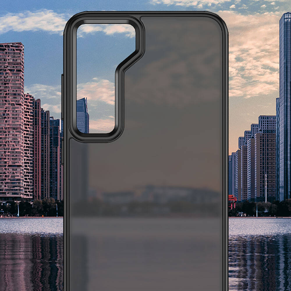 Galaxy S24 Plus Kılıf Zore Volks Kapak Siyah