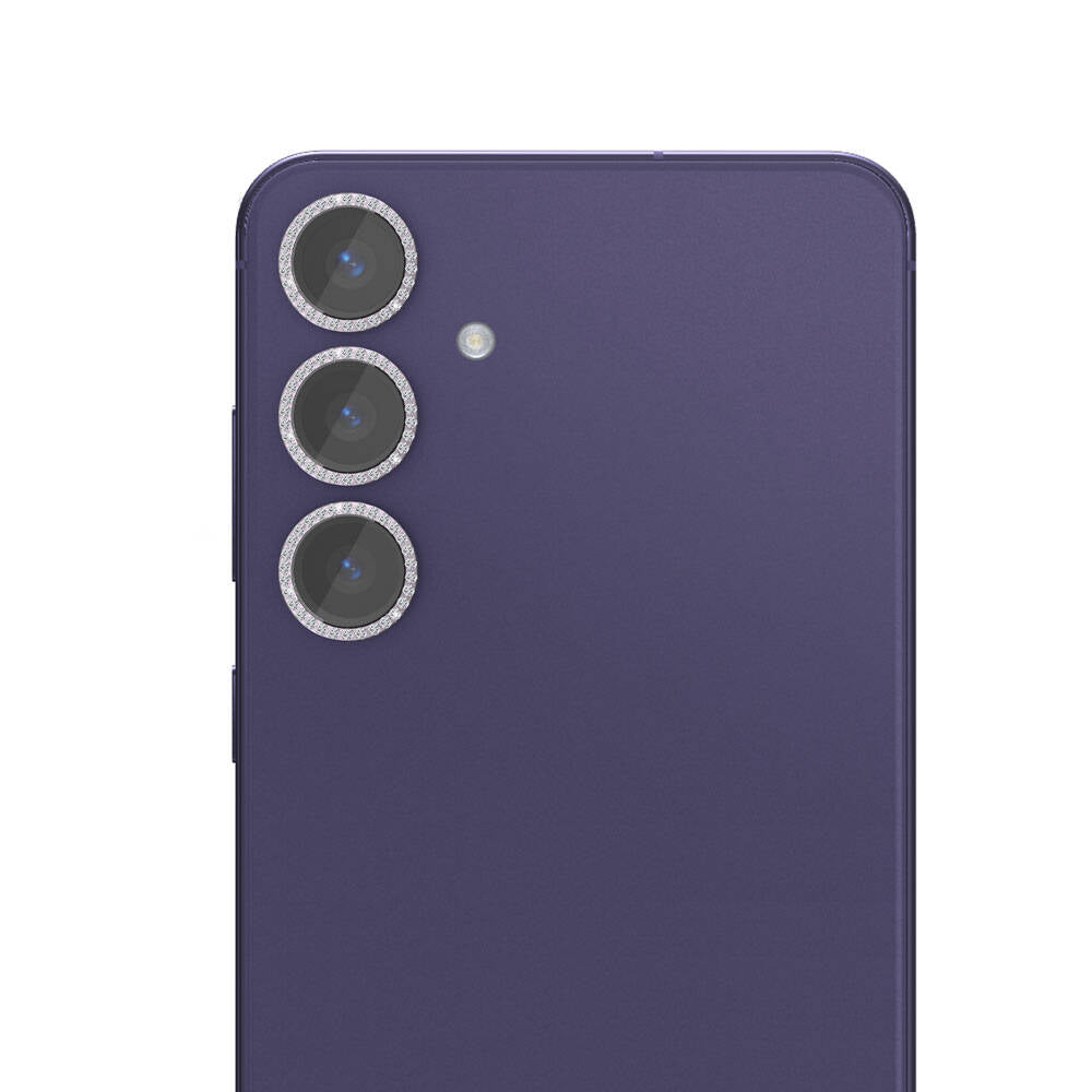Galaxy S24 Plus Zore Diamond Kamera Lens Koruyucu Cam Filmi Sarı