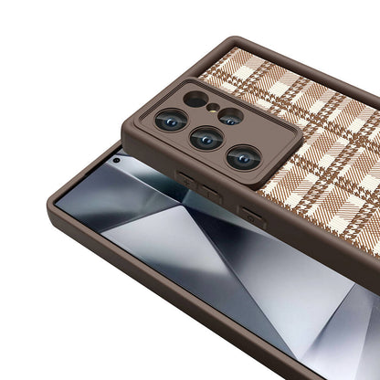 Galaxy S24 Ultra Kılıf Kamera Korumalı Baskılı Arka Yüzey Zore Klas Kapak Beyaz