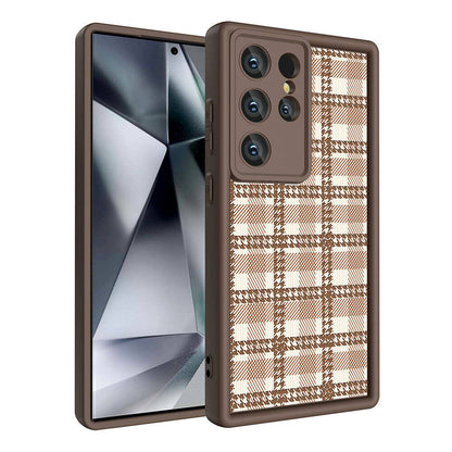 Galaxy S24 Ultra Kılıf Kamera Korumalı Baskılı Arka Yüzey Zore Klas Kapak Beyaz