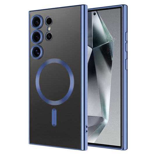 Galaxy S24 Ultra Kılıf Kamera Korumalı M-safe Wireless Şarj Özellikli Zore Demre Kapak