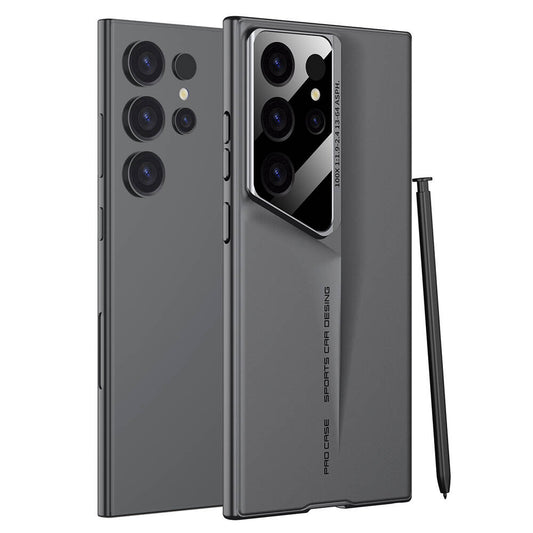 Galaxy S24 Ultra Kılıf Ultra İnce Kamera Korumalı Sert Rubber Zore Procase Kapak Gri