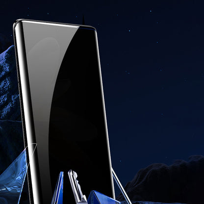 Galaxy S24 Ultra Zore Kolay Uygulama Aparatlı Privacy Easy Body Hayalet Ekran Koruyucu Siyah