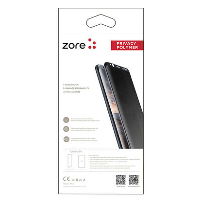 Galaxy S24 Ultra Zore Privacy Polymer Nano Ekran Koruyucu Siyah