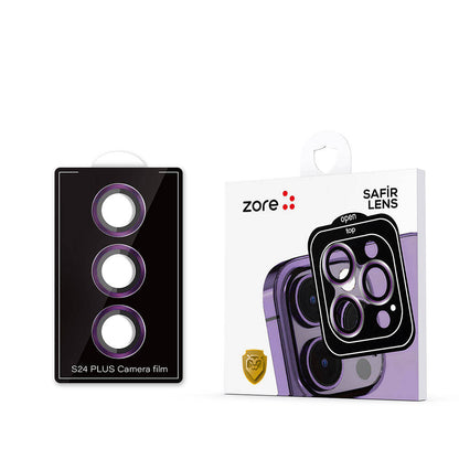 Galaxy S24 Zore Kamera Lens Koruyucu Cam Filmi Titanyum