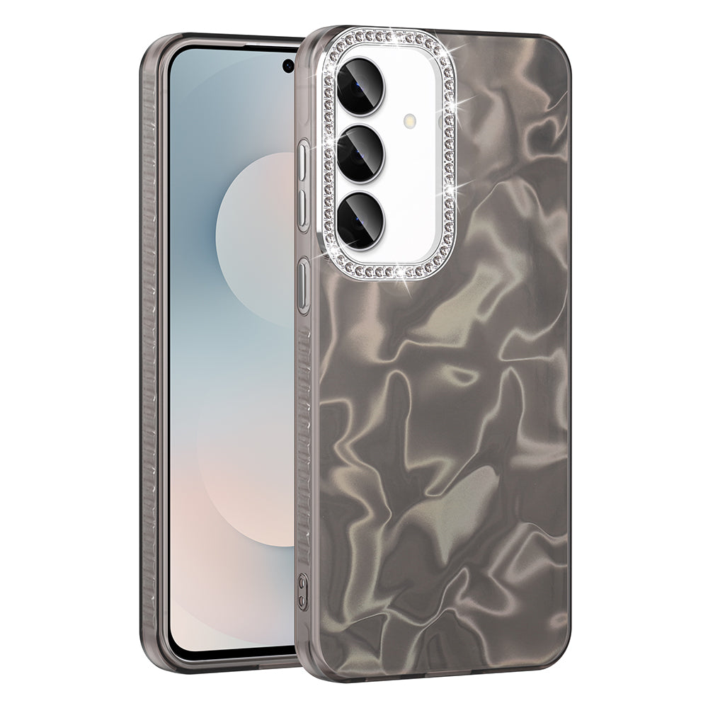 Galaxy S25 FE Kılıf Airbagli Parlak Taş Detay Tasarımlı Zore Esila Kapak