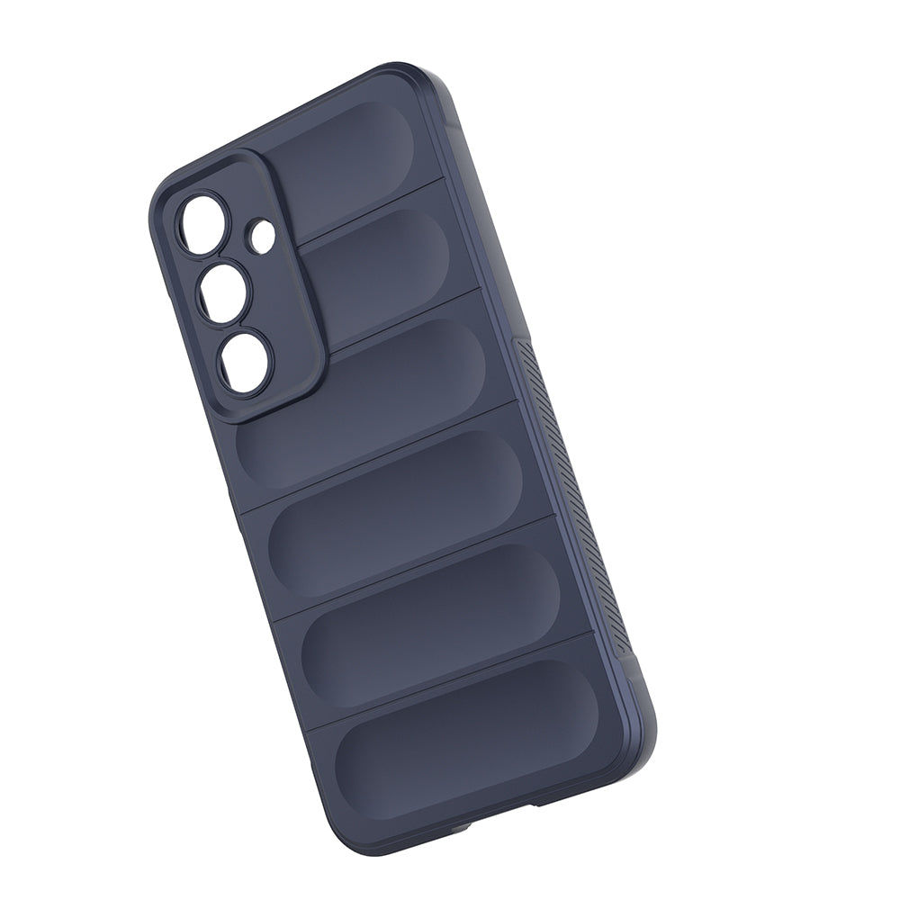 Galaxy S25 FE Kılıf Esnek TPU Oyuklu Arka Yüzey Tasarımlı Zore Etnik Silikon Kapak Siyah