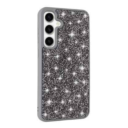 Galaxy S25 Kılıf Parlak Taşlı Tasarım Zore Pırlanta Kapak Pembe
