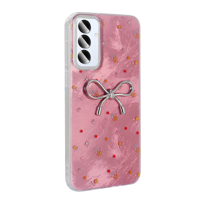 Galaxy S25 Plus Kılıf Kamera Korumalı Figürlü Zore Ponti Silikon Kapak Açık Pembe