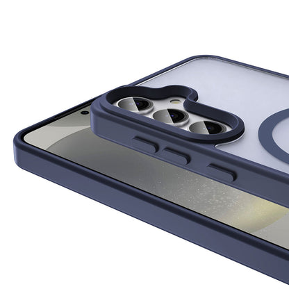 Galaxy S25 Plus Kılıf Magsafe Şarj Özellikli Mat Arka Yüzey Zore Sio Kapak Siyah