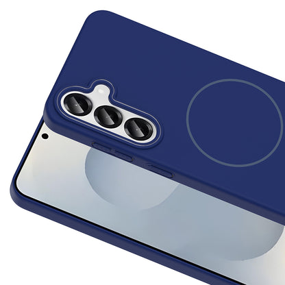 Galaxy S25 Plus Kılıf Magsafe Şarj Özellikli Zore Ruby Sert Kapak Mürdüm