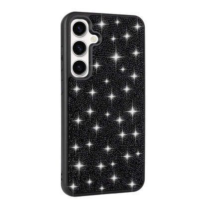 Galaxy S25 Plus Kılıf Parlak Taşlı Tasarım Zore Pırlanta Kapak Gri