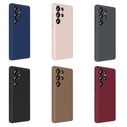 Galaxy S25 Ultra Kılıf Kamera Korumalı Kartlık Hazneli Zore Vitra Kapak Siyah