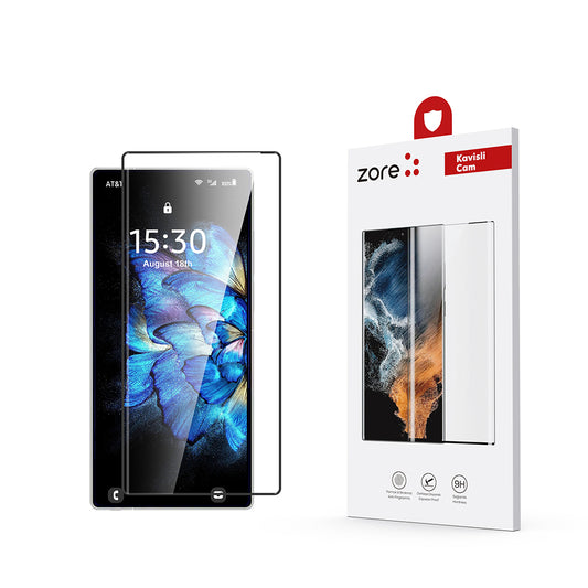 Galaxy S25 Ultra Zore Dias Cam Ekran Koruyucu Siyah