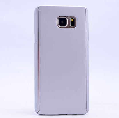 Galaxy S6 Edge Kılıf Zore 360 3 Parçalı Rubber Kapak Siyah