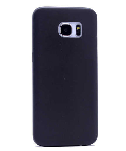 Galaxy S7 Edge Kılıf Zore 1.Kalite PP Silikon Siyah