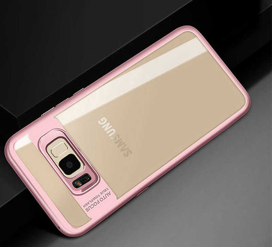 Galaxy S8 Kılıf Zore Buttom Kapak Pembe