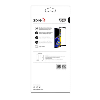 Galaxy S8 Plus Zore 3D Short Curve Nano Ekran Koruyucu Siyah