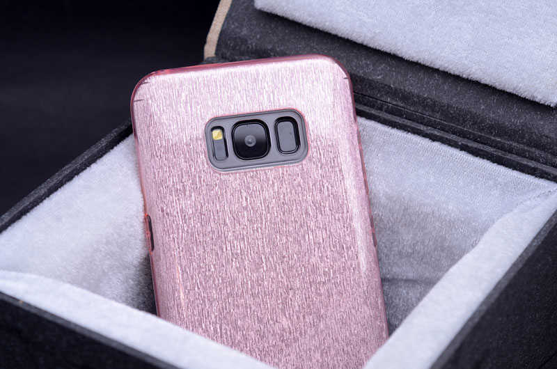 Galaxy S8 Plus Kılıf Zore Shining Silikon Siyah