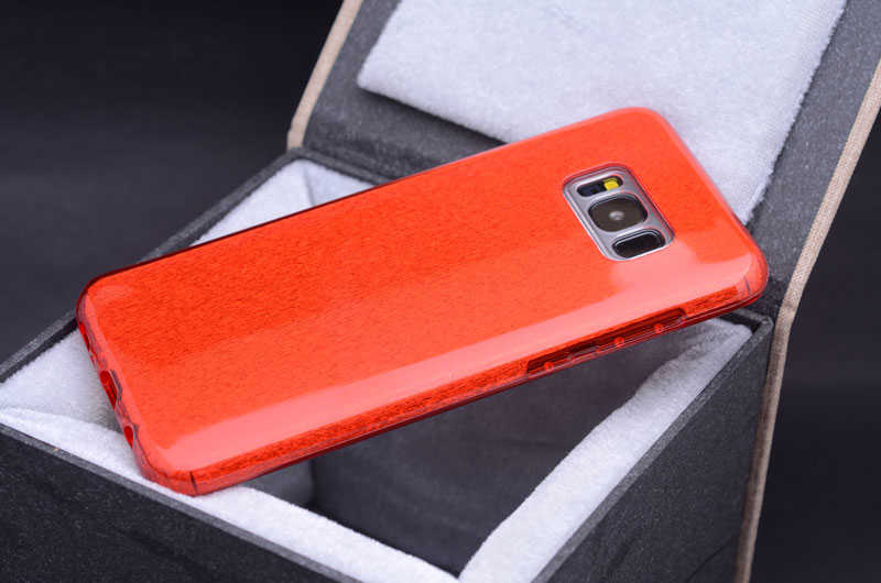 Galaxy S8 Plus Kılıf Zore Shining Silikon Siyah