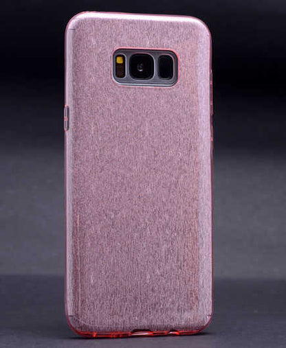 Galaxy S8 Plus Kılıf Zore Shining Silikon Rose Gold