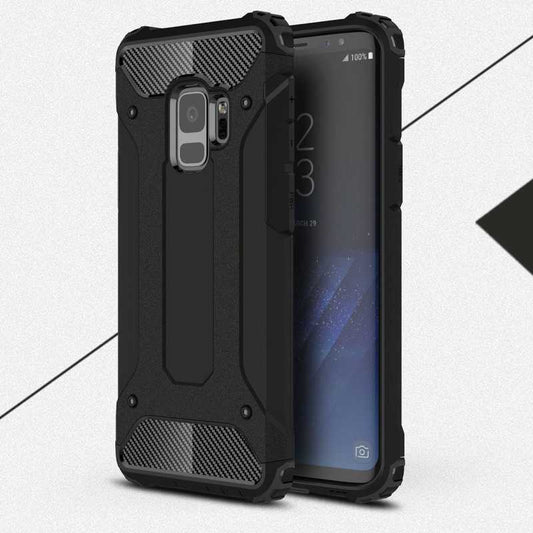Galaxy S9 Kılıf Zore Crash Silikon Kapak Siyah