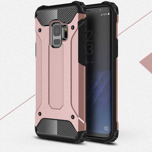 Galaxy S9 Kılıf Zore Crash Silikon Kapak Rose Gold