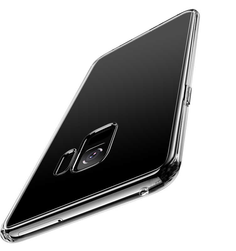 Galaxy S9 Plus Kılıf Zore İmax Silikon Kamera Korumalı Füme