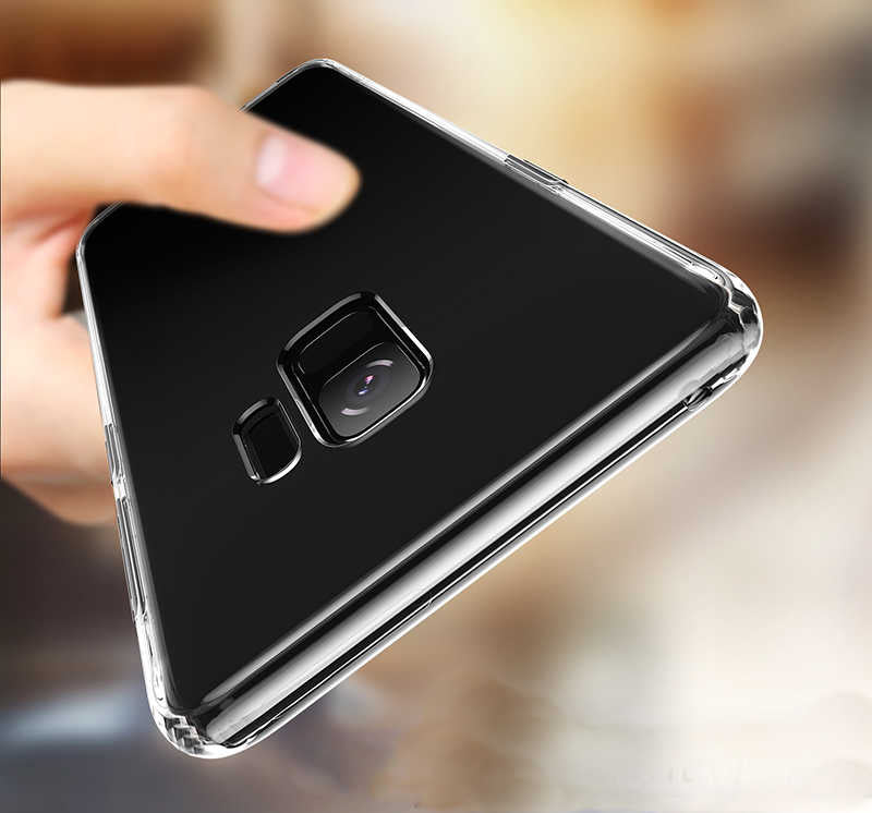 Galaxy S9 Plus Kılıf Zore İmax Silikon Kamera Korumalı Füme