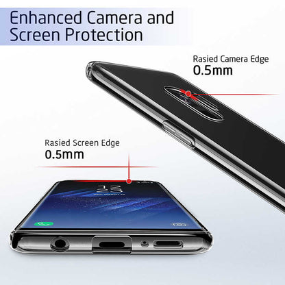 Galaxy S9 Plus Kılıf Zore İmax Silikon Kamera Korumalı Füme