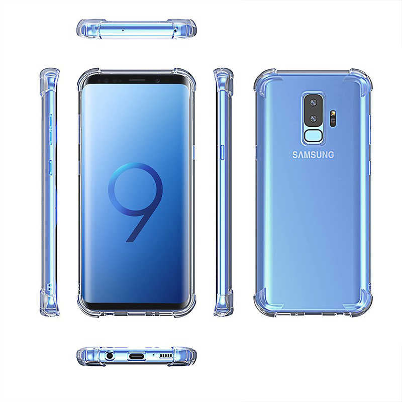 Galaxy S9 Plus Kılıf Zore Nitro Anti Shock Silikon Renksiz