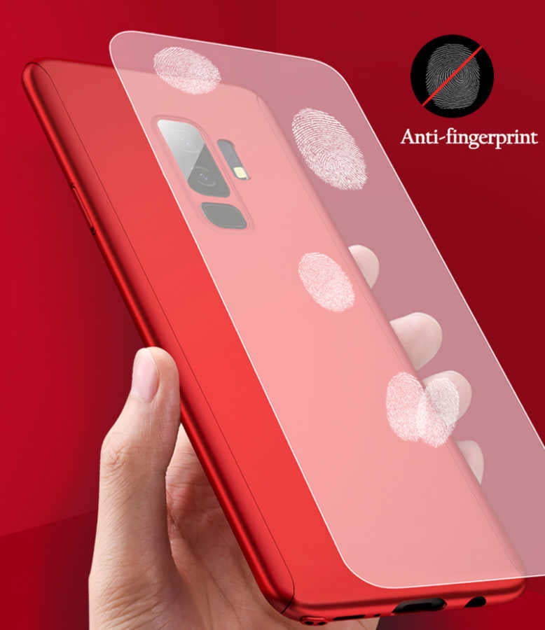 Galaxy S9 Plus Kılıf Zore 360 3 Parçalı Rubber Kapak Lacivert