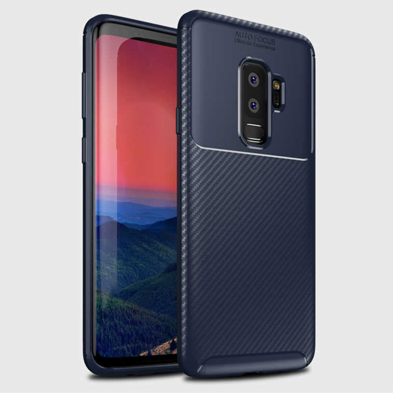 Galaxy S9 Plus Kılıf Zore Negro Silikon Kapak Kahverengi