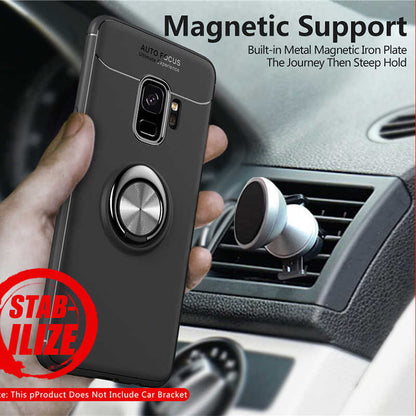 Galaxy S9 Plus Kılıf Zore Ravel Silikon Kapak Kırmızı