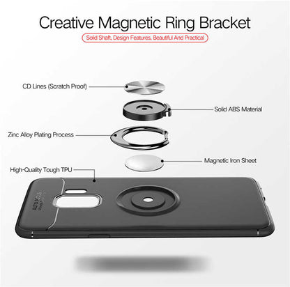 Galaxy S9 Plus Kılıf Zore Ravel Silikon Kapak Mavi