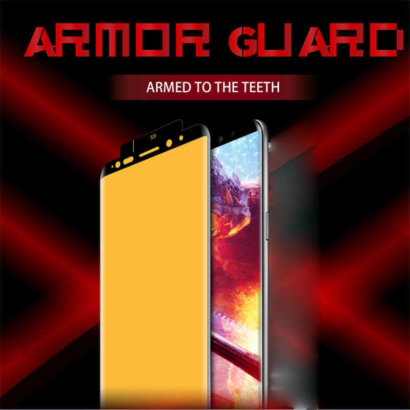 Galaxy S9 Plus Zore Zırh Shock Tpu Nano Ekran Koruyucu Siyah